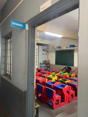 Students at Sharada Vidyalaya